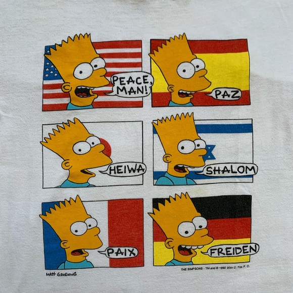 Vintage 1990’s Bart Simpson Simpson’s t-shirt - Picture 2 of 4